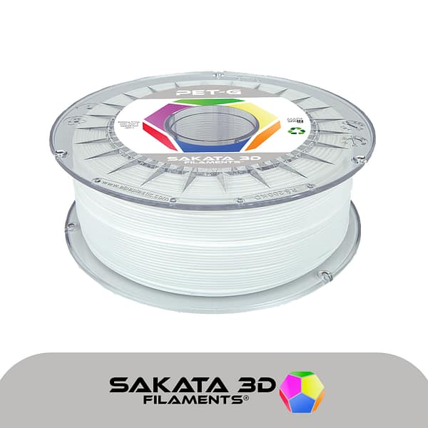 portachiavi filamento Blanco PETG-1KG – 1.75mm – Sakata3D