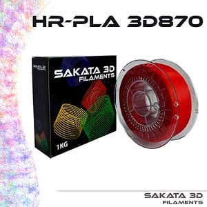 portachiavi filamento rojo y caja HR-PLA INGEO 3D870 -1KG – 1.75mm – Sakata3D