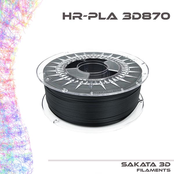 portachiavi filamento negro y caja HR-PLA INGEO 3D870 -1KG – 1.75mm – Sakata3D