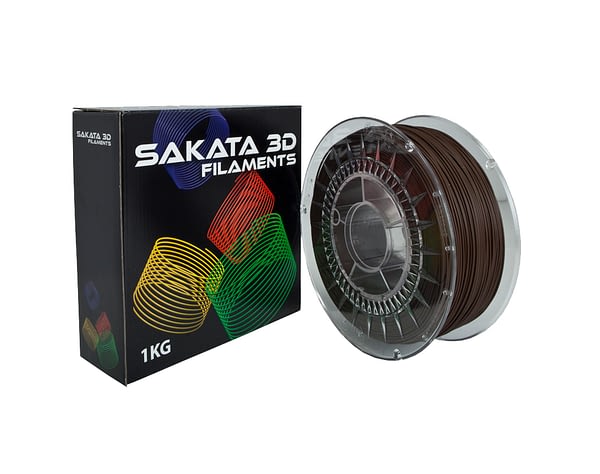 portachiavi filamento marrón y caja PLA INGEO 3D850 -1KG – 1.75mm – Sakata3D