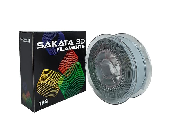 portachiavi filamento gris y caja PLA INGEO 3D850 -1KG – 1.75mm – Sakata3D