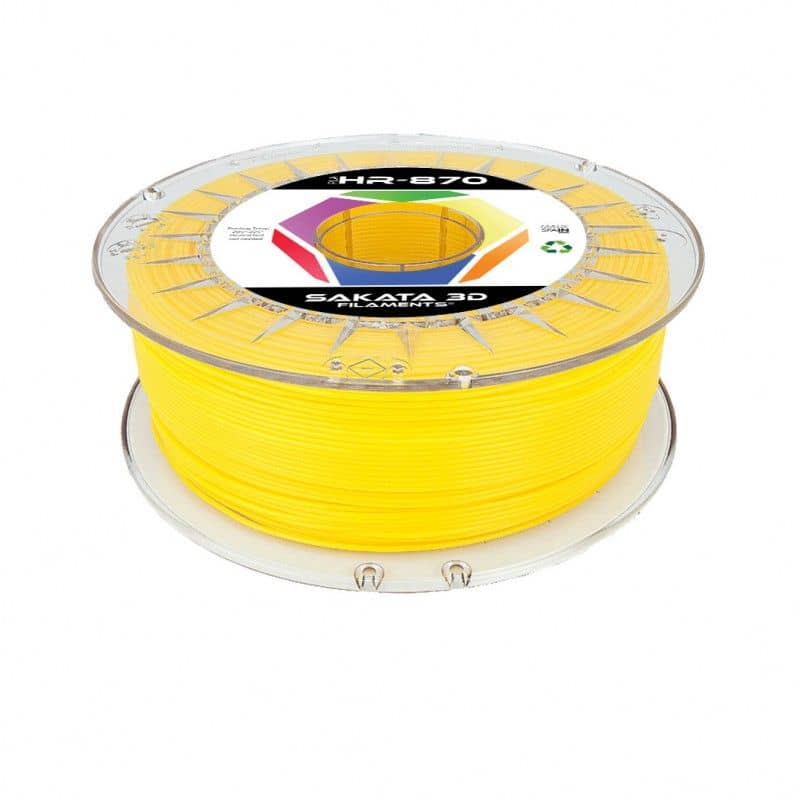 portachiavi filamento amarillo HR-PLA INGEO 3D870 -1KG – 1.75mm – Sakata3D